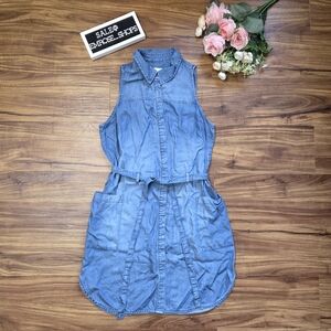 A New Day Denim Button Down Dress
